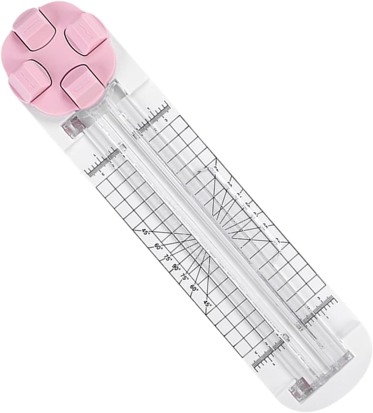 Titanium Paper Trimmer - 3.27in 4-in-1 High Precision Manual Die Cutting Machine with Handle